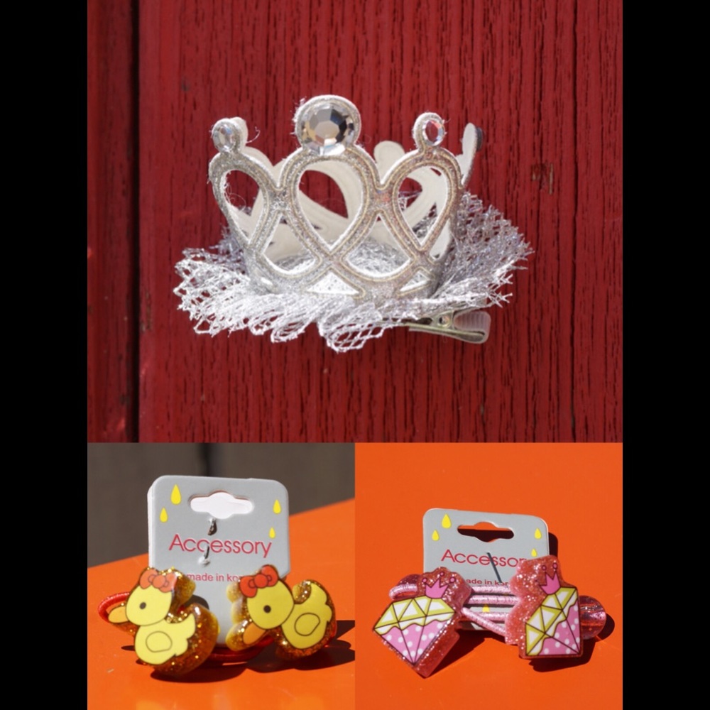 Brand New #Hair ties bundle & Clip set